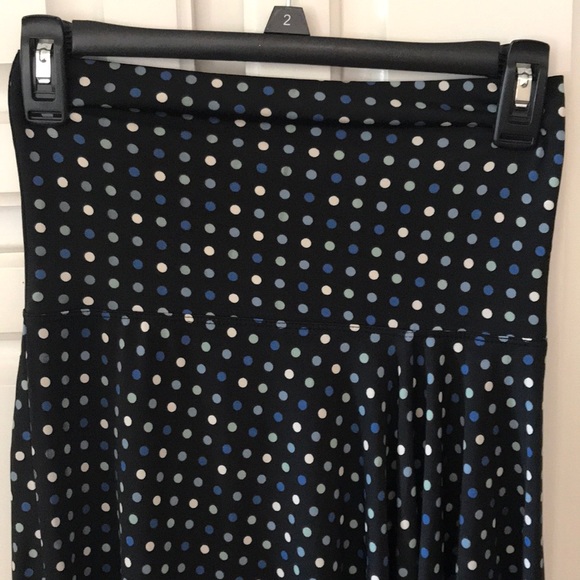 Max Studio Navy midi skirt - Picture 2 of 4